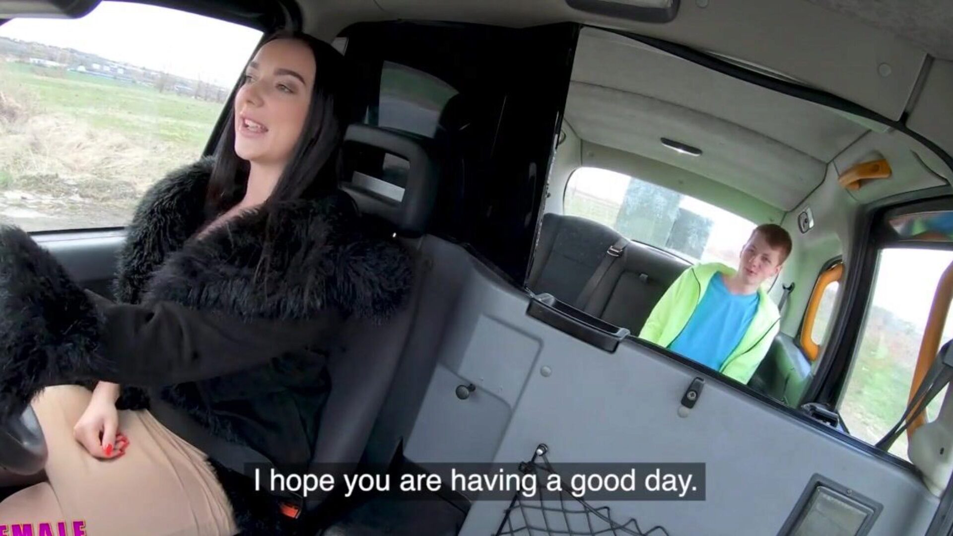 Female Fake Taxi this chab nearly Cums in his own Mouth during Epic Reverse Cowgirl Fuck