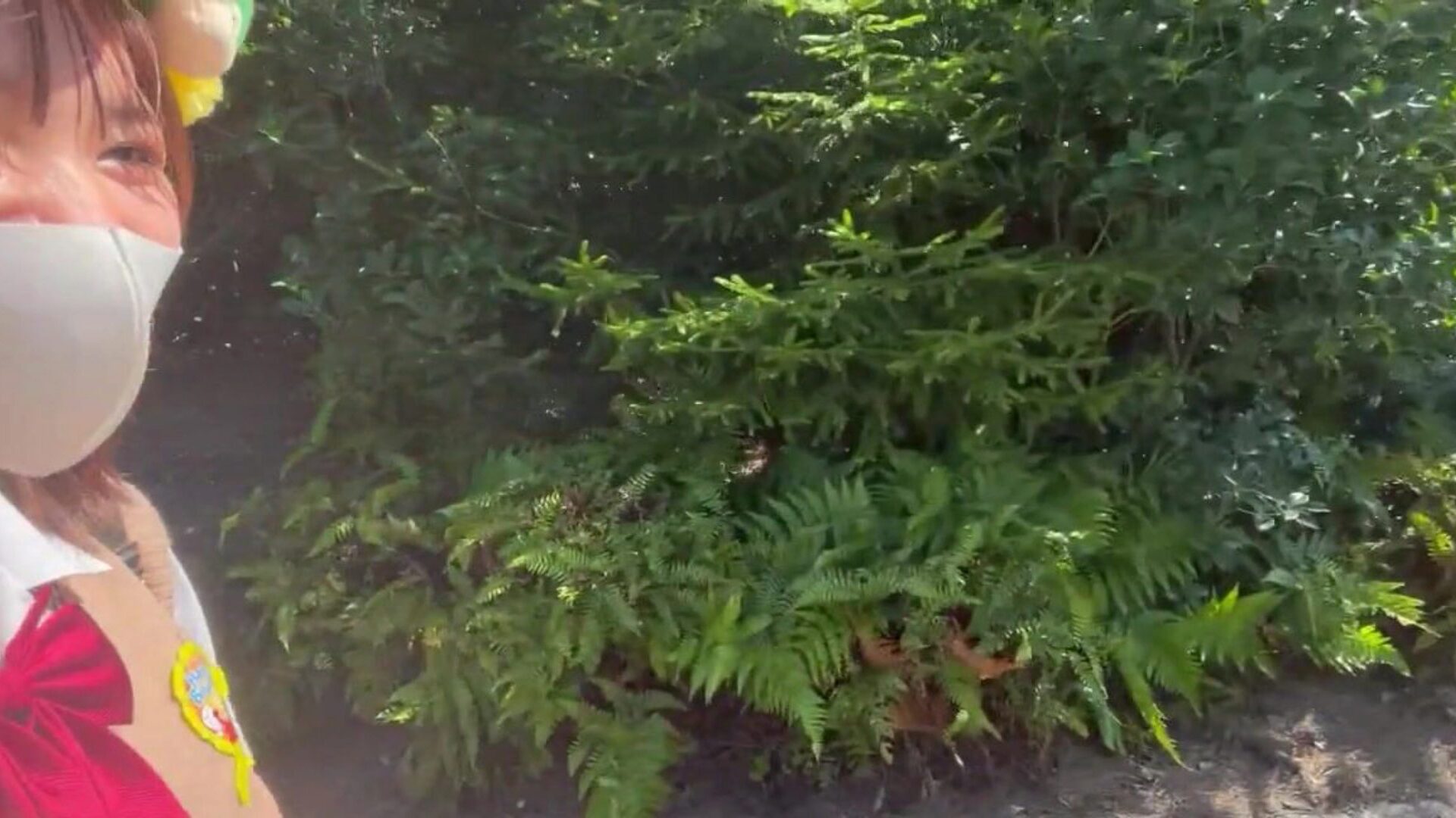 テーマパークで制服エロデート！可愛いに大興奮中出しハメ撮りSEX(前半)♡RYO＆YUU♡素人カップル/個人撮影/女子大生/コスプレ/美少女/10代/野外/露出/オナニー/パンチラ/フェラ/スリム